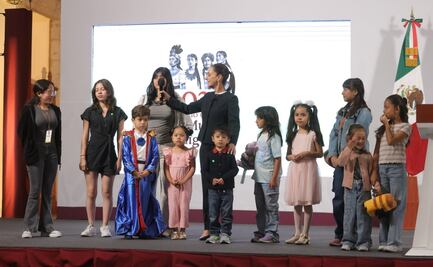 Sheinbaum festeja el Día de la Niña y del Niño en la mañanera; infancias la cuestionarán