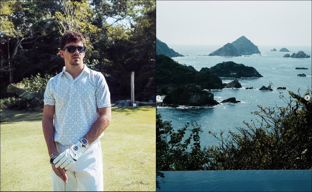 Charles Leclerc está de vacaciones en México - Fotos: @Charles_Leclerc (X)