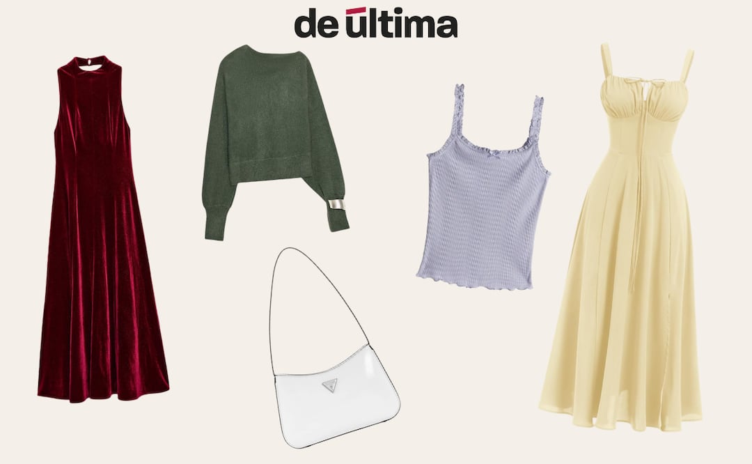 Guía de colores para vestir en Año Nuevo. Foto: Zara, Sasha, Julio, Guess