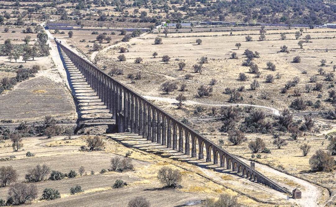 La obra edificada bajo la tutela del fraile Francisco de Tembleque implicó 17 años de trabajos ininterrumpidos desde 1555. Foto: MAURICIO MARAT. INAH