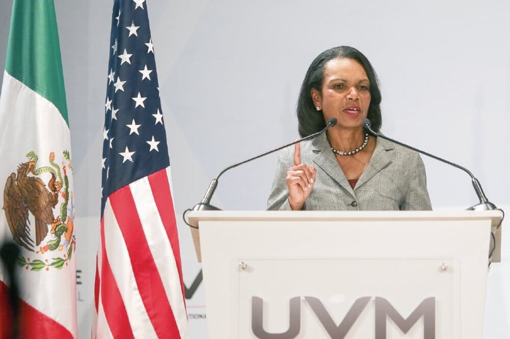 Condoleezza Rice señaló que las personas que viven en un régimen democrático tienen el deber de “alzar la voz” por aquellos que no se encuentran en esa situación (CUARTOSCURO)