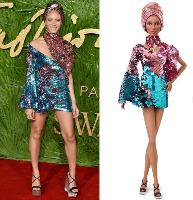 Lanzan Barbie de Adwoa Aboah. Foto: Instagram