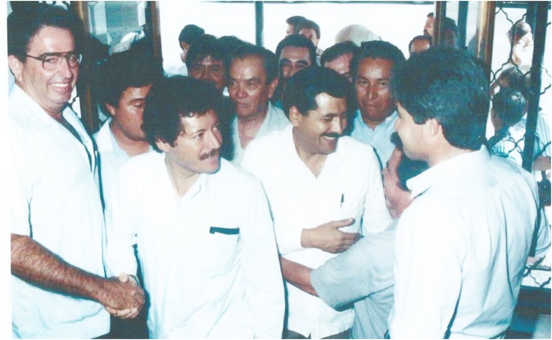 Luis Donaldo Colosio y Manlio Fabio Beltrones. Foto: Tomada de @MFBeltrones