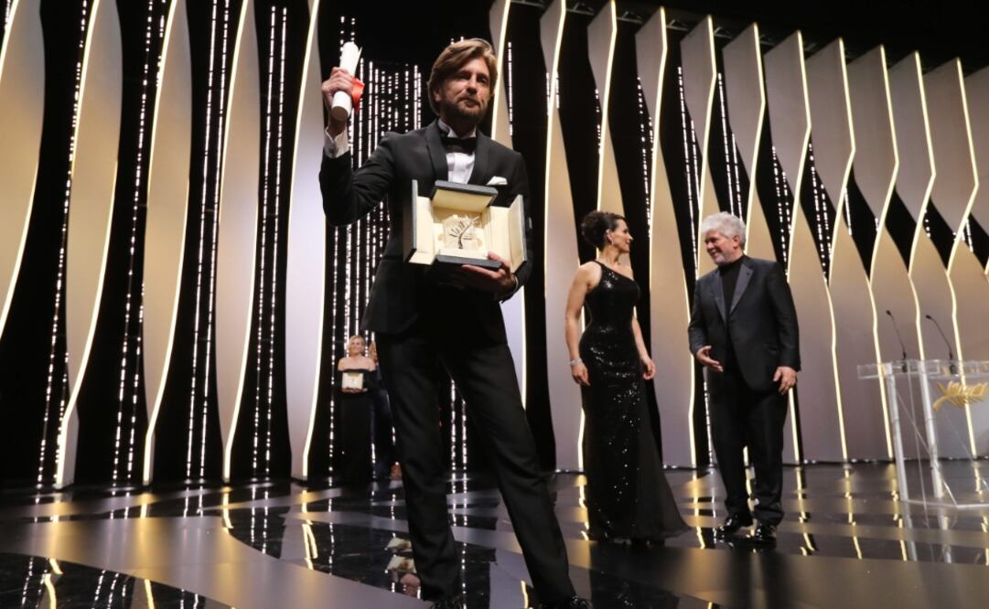 El filme "The Square", dirigido por el sueco Ruben Östlund, obtuvo la Palma de Oro en la edición 70 del Festival de Cannes  FOTO: AFP