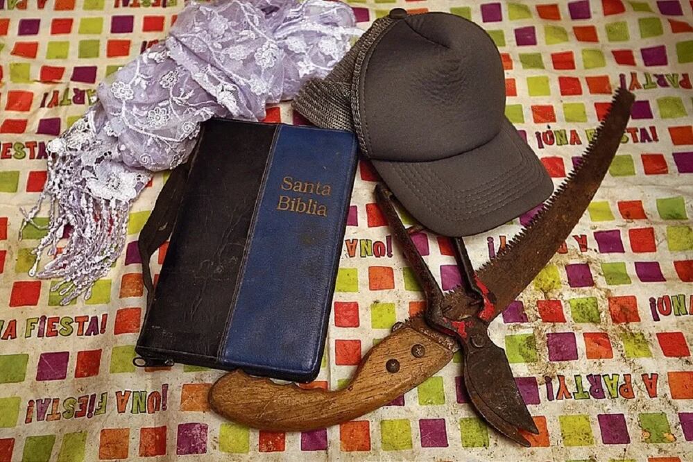 Testimonio. Parte de las herramientas de trabajo de Carlos y su familia, antes de su captura. FOTO: LA PRENSA GRÁFICA/GDA