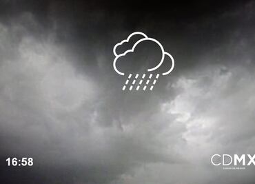 Lluvias se registran en nueve delegaciones de la CDMX