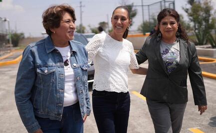 Sheinbaum supervisa plantas de separación de basura de la CDMX; la acompañan Brugada, Delfina y Bárcena