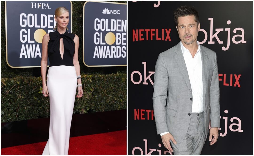 Charlize Theron y Brad Pitt. Foto: Archivo El Universal