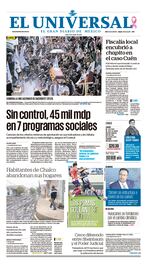 Portada impresa del 21 de octubre de 2024