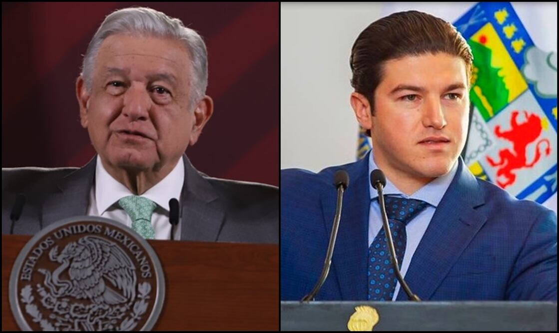El presidente Andrés Manuel López Obrador respaldó al gobernador de Nuevo León, Samuel García Sepúlveda, quien enfrenta un “juicio político”. Foto: especial