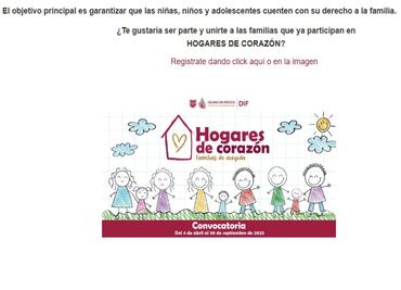 DIF CDMX invita a unirse a "Hogares de Corazón" para acoger temporalmente a niñas, niños y adolescentes
