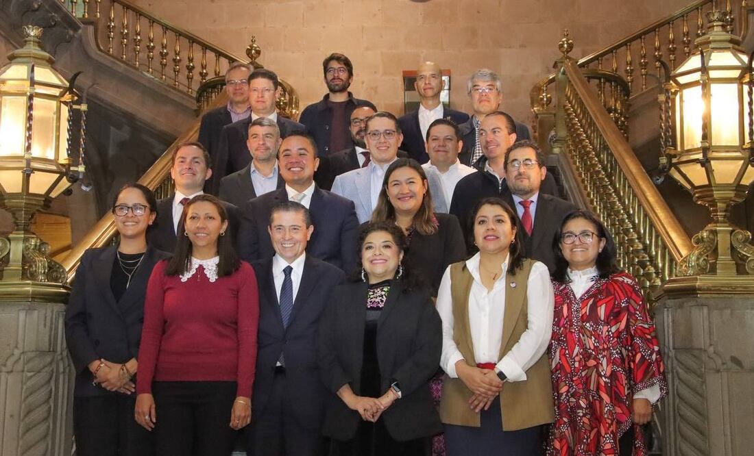 Clara Brugada se reúne con los alcaldes de la CDMX para abordar temas de seguridad y ordenamiento público 17 de febrero. Foto: Especial