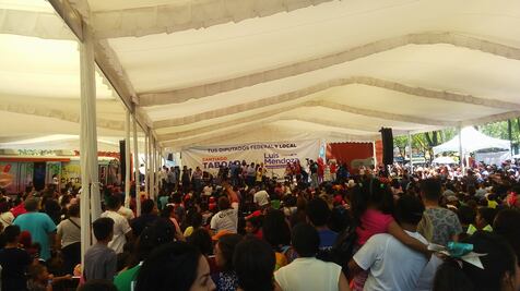 Diputados panistas festejan Día del Niño en Benito Juárez