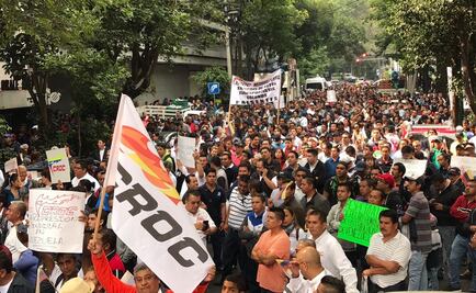 Se manifiesta CROC frente a embajada de Venezuela