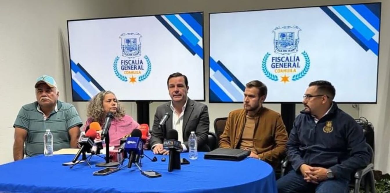 Rueda de prensa del caso de Cris Hernán Pérez Rentería. Foto: Especial