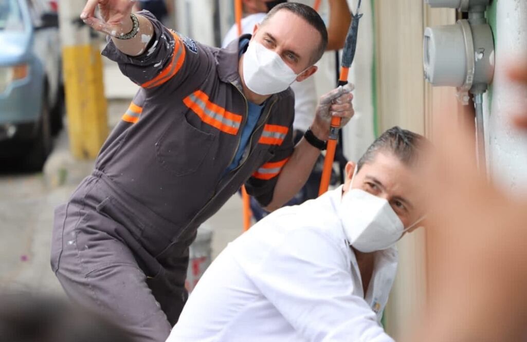 Se llevaron a cabo trabajos de balizamiento, poda de árboles, desazolve, alumbrado público, barrido manual, retiro de publicidad , entre otros Foto: Especial