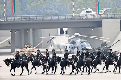 'Huapango de Moncayo' abre desfile cívico militar