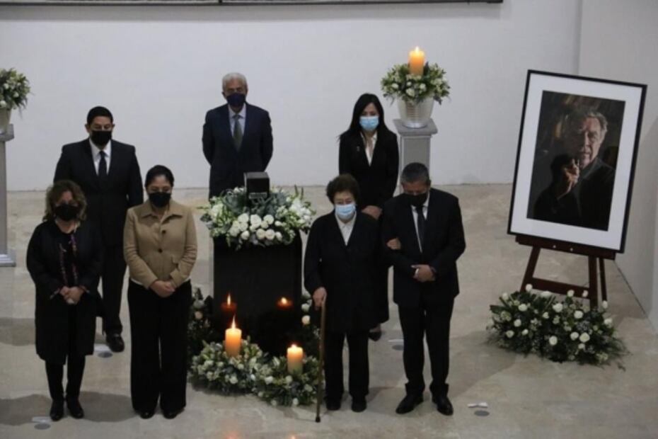 Depositan cenizas de Manuel Felguérez en el Museo de Arte Abstracto de Zacatecas