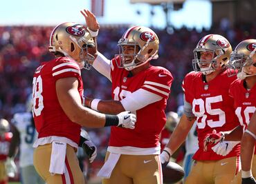 Los 49ers consiguen su primera victoria