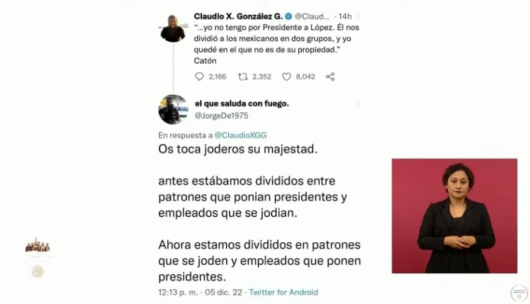 La mañanera de AMLO, 7 de diciembre, minuto a minuto