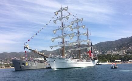 Zarpa el embajador de los mares mexicanos, el Buque Escuela Cuauhtémoc