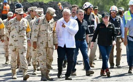 Tras visita de AMLO, FGR informa que investiga concesión y revisa inspecciones de mina de Coahuila