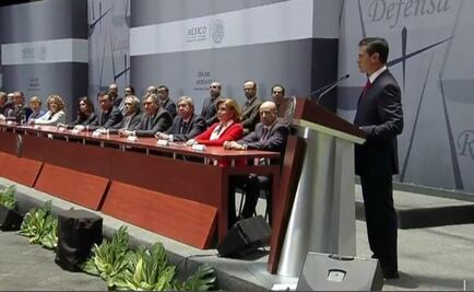 Pide Peña Nieto a abogados compromiso con nuevo sistema de justicia
