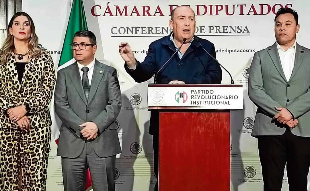 Rubén Moreira, coordinador del PRI, dijo que la propuesta de Morena contraviene la reforma constitucional de 2010-2011. Foto: Especial