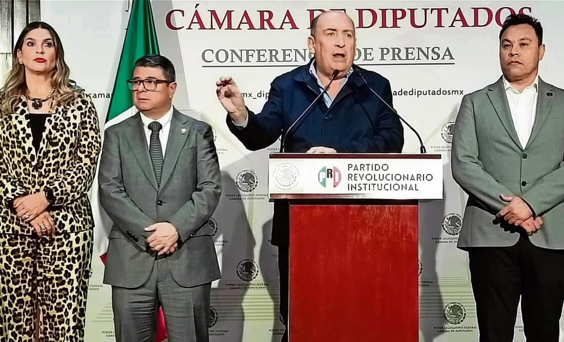 Rubén Moreira, coordinador del PRI, dijo que la propuesta de Morena contraviene la reforma constitucional de 2010-2011. Foto: Especial