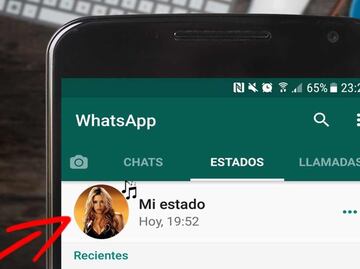 ¿Cómo publicar un estado de WhatsApp con música?
