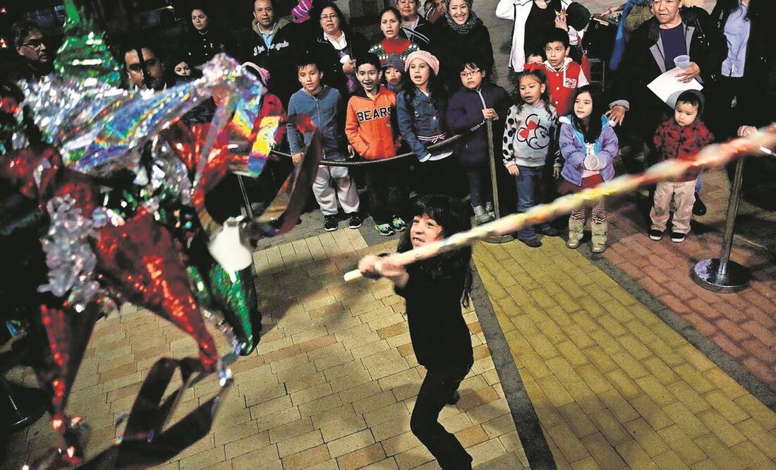 La iglesia de Santa Mónica en Dallas, Texas, organizó posadas para que las familias pudieran mantener la tradición viva. Foto: Cortesía de Rachel Wolf.