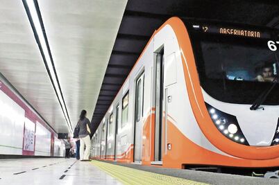 En pruebas, 2 trenes en la Línea 1 del Metro