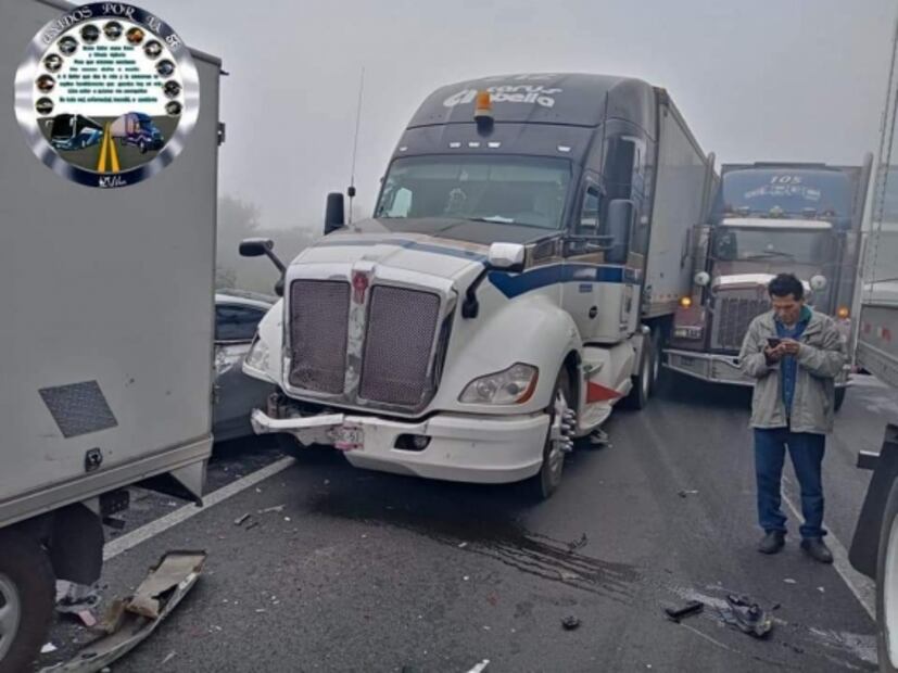 Dejan un muerto dos carambolas sobre la autopista México-Veracruz