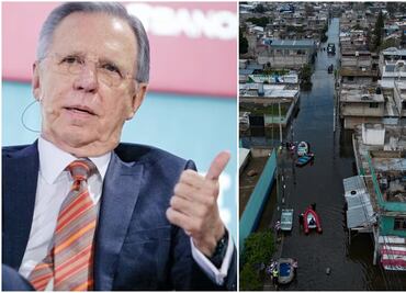 “Disfruten lo votado”: Acusan en la mañanera de AMLO a López-Dóriga de "clasista" por mostrar a Chalco bajo el agua