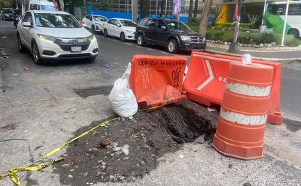 ¡Toma nota! Así puedes reportar un socavón en la Ciudad de México