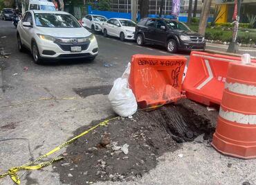 ¡Toma nota! Así puedes reportar un socavón en la Ciudad de México