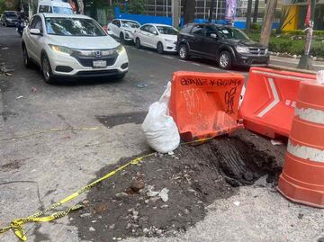 ¡Toma nota! Así puedes reportar un socavón en la Ciudad de México