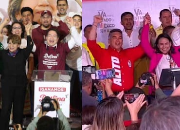Tras cierre de casillas, Delfina y del Moral se declaran cada una ganadoras a gubernatura del Edomex