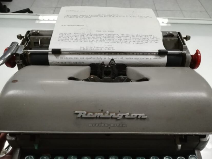 Cuando se escribía a máquina