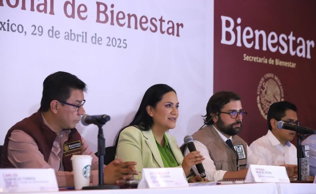Ariadna Montiel sostiene reunión con director del IMSS-Bienestar. Foto: Especial