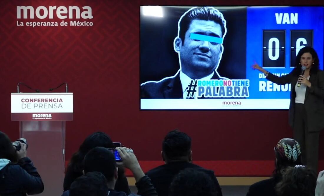 "Jorge Romero debe renunciar si cumple con su palabra", dijo Luisa María Alcalde en conferencia de prensa. Foto: Especial