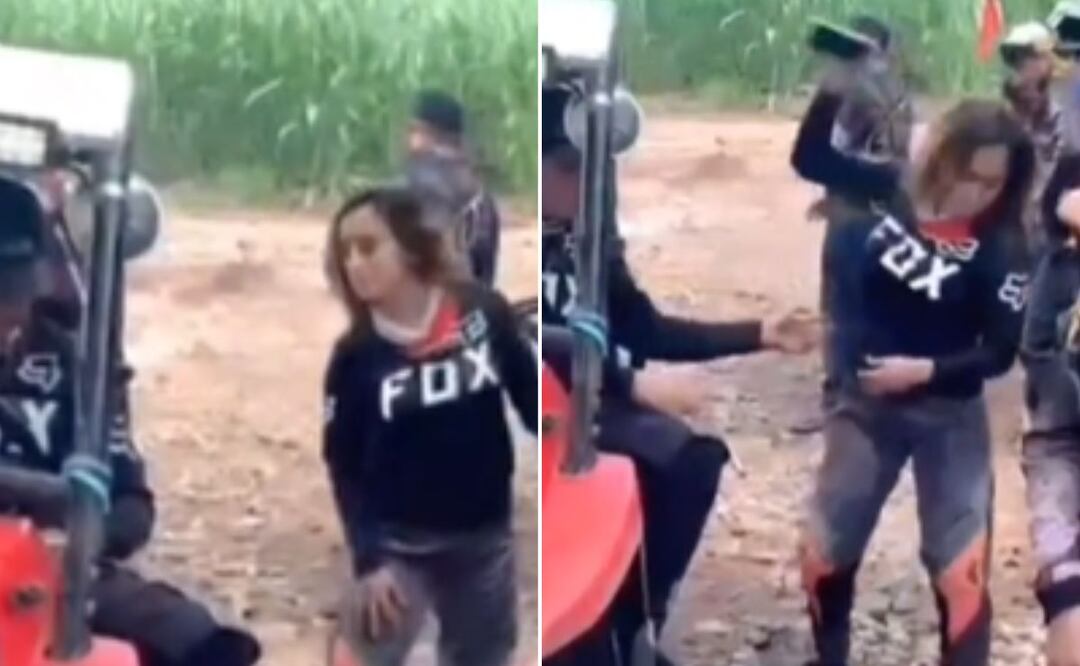 Destruyó su móvil con tal de no ser descubierta. Foto: TikTok @victormanuuell