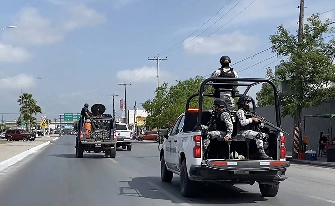 Fuerzas armadas de México en Tamaulipas. Foto: AFP