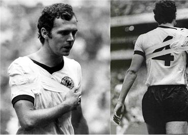 Franz Beckenbauer y la vez que jugó con el hombro dislocado en el Estadio Azteca