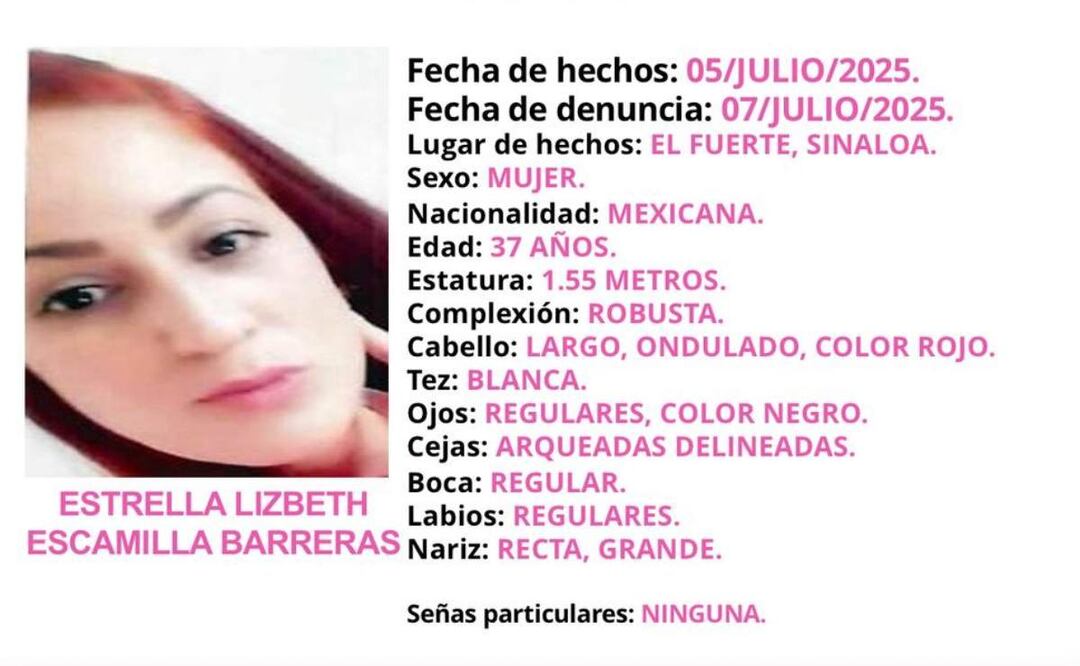Identifican restos calcinados hallados dentro de un vehículo en Sinaloa; se trata de Estrella Lizbeth, de 37 años (16/07/2025). Foto: X (@FiscaliaSinaloa)