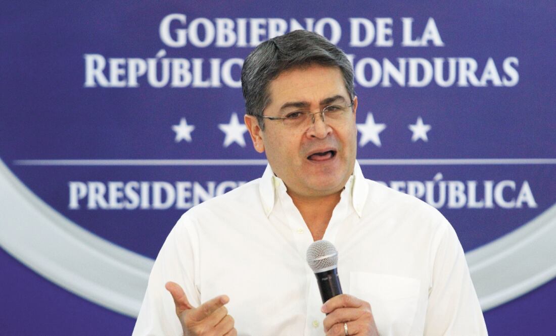 El presidente de Honduras, Juan Orlando Hernández, sostuvo que el juicio contra su hermano es usado para vengarse de él. Foto/JORGE CABRERA. REUTERS