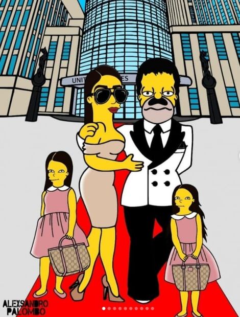 Emma Coronel y AMLO "llegan" al mundo de Los Simpson