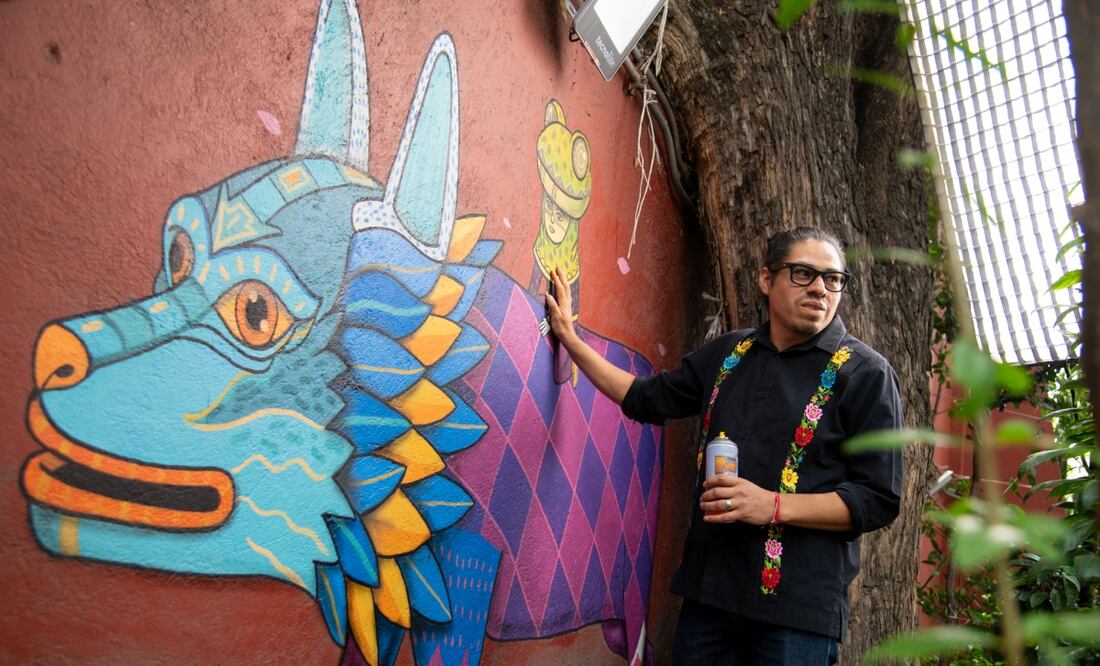 Conoce el primer mural artístico creado con apoyo de Meta AI. Fotos: Meta