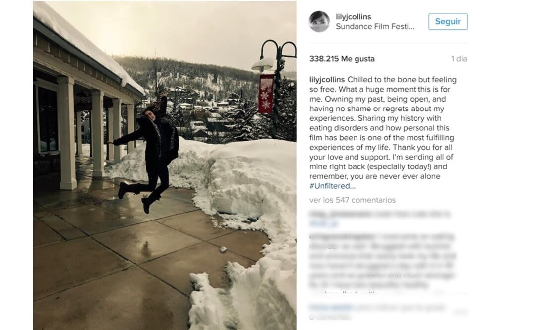 Foto: Instagram / Lily Collins