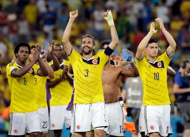 La triste eliminación de Colombia en Brasil 2014